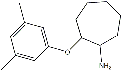 2-(3,5-dimethylphenoxy)cycloheptan-1-amine 结构式