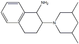 2-(3,5-dimethylpiperidin-1-yl)-1,2,3,4-tetrahydronaphthalen-1-amine 结构式