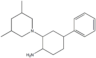 2-(3,5-dimethylpiperidin-1-yl)-4-phenylcyclohexan-1-amine 结构式