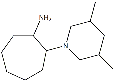 2-(3,5-dimethylpiperidin-1-yl)cycloheptanamine 结构式