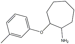 2-(3-methylphenoxy)cycloheptanamine 结构式