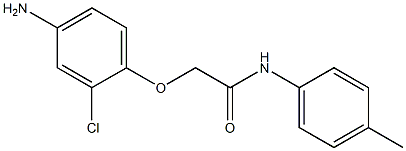 2-(4-amino-2-chlorophenoxy)-N-(4-methylphenyl)acetamide 结构式