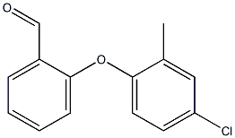 2-(4-chloro-2-methylphenoxy)benzaldehyde 结构式