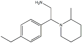 2-(4-ethylphenyl)-2-(2-methylpiperidin-1-yl)ethanamine 结构式