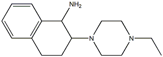 2-(4-ethylpiperazin-1-yl)-1,2,3,4-tetrahydronaphthalen-1-amine 结构式