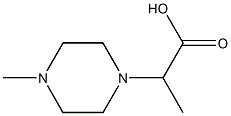 2-(4-methylpiperazin-1-yl)propanoic acid 结构式