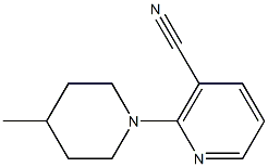 2-(4-methylpiperidin-1-yl)nicotinonitrile 结构式