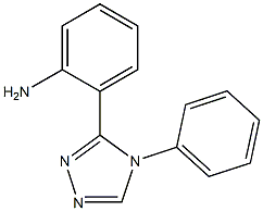 2-(4-phenyl-4H-1,2,4-triazol-3-yl)aniline 结构式