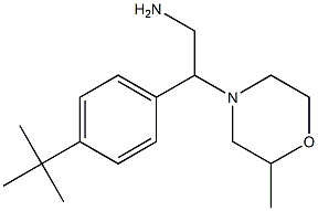 2-(4-tert-butylphenyl)-2-(2-methylmorpholin-4-yl)ethanamine 结构式