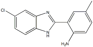 2-(5-chloro-1H-1,3-benzodiazol-2-yl)-4-methylaniline 结构式