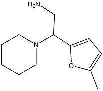 2-(5-methyl-2-furyl)-2-piperidin-1-ylethanamine 结构式