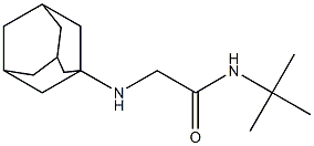 2-(adamantan-1-ylamino)-N-tert-butylacetamide 结构式