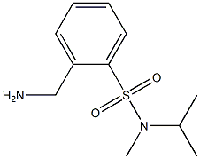 2-(aminomethyl)-N-isopropyl-N-methylbenzenesulfonamide 结构式