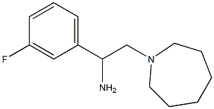 2-(azepan-1-yl)-1-(3-fluorophenyl)ethan-1-amine 结构式