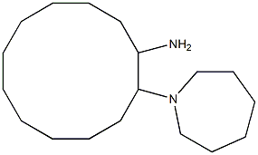 2-(azepan-1-yl)cyclododecan-1-amine 结构式