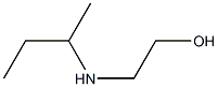 2-(butan-2-ylamino)ethan-1-ol 结构式