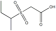 2-(butane-2-sulfonyl)acetic acid 结构式