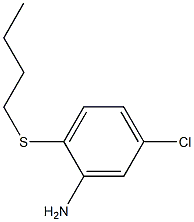 2-(butylsulfanyl)-5-chloroaniline 结构式