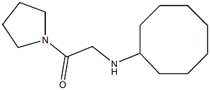 2-(cyclooctylamino)-1-(pyrrolidin-1-yl)ethan-1-one 结构式