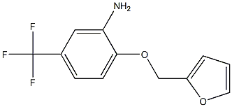 2-(furan-2-ylmethoxy)-5-(trifluoromethyl)aniline 结构式