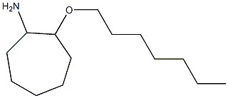 2-(heptyloxy)cycloheptan-1-amine 结构式