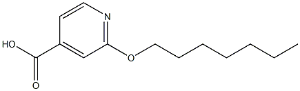 2-(heptyloxy)pyridine-4-carboxylic acid 结构式