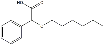 2-(hexyloxy)-2-phenylacetic acid 结构式