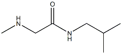 2-(methylamino)-N-(2-methylpropyl)acetamide 结构式