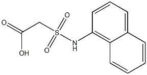 2-(naphthalen-1-ylsulfamoyl)acetic acid 结构式