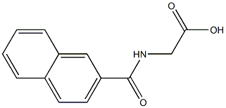 2-(naphthalen-2-ylformamido)acetic acid 结构式