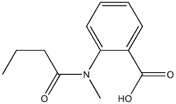 2-(N-methylbutanamido)benzoic acid 结构式