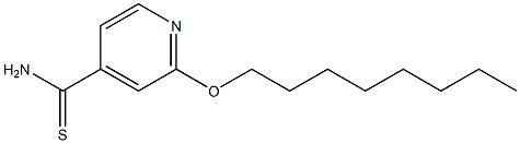 2-(octyloxy)pyridine-4-carbothioamide 结构式