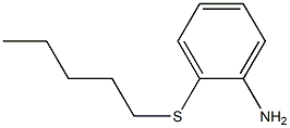 2-(pentylsulfanyl)aniline 结构式