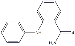 2-(phenylamino)benzene-1-carbothioamide 结构式