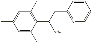 2-(pyridin-2-yl)-1-(2,4,6-trimethylphenyl)ethan-1-amine 结构式