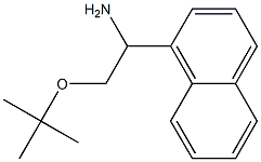 2-(tert-butoxy)-1-(naphthalen-1-yl)ethan-1-amine 结构式