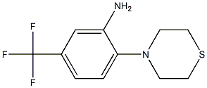 2-(thiomorpholin-4-yl)-5-(trifluoromethyl)aniline 结构式