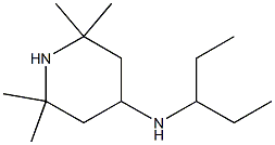 2,2,6,6-tetramethyl-N-(pentan-3-yl)piperidin-4-amine 结构式
