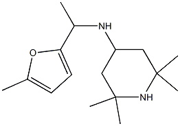 2,2,6,6-tetramethyl-N-[1-(5-methylfuran-2-yl)ethyl]piperidin-4-amine 结构式