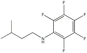 2,3,4,5,6-pentafluoro-N-(3-methylbutyl)aniline 结构式