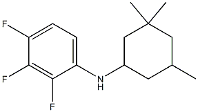 2,3,4-trifluoro-N-(3,3,5-trimethylcyclohexyl)aniline 结构式