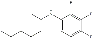 2,3,4-trifluoro-N-(heptan-2-yl)aniline 结构式