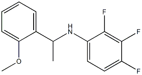 2,3,4-trifluoro-N-[1-(2-methoxyphenyl)ethyl]aniline 结构式