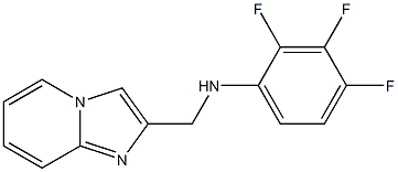 2,3,4-trifluoro-N-{imidazo[1,2-a]pyridin-2-ylmethyl}aniline 结构式