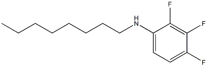 2,3,4-trifluoro-N-octylaniline 结构式
