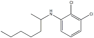 2,3-dichloro-N-(heptan-2-yl)aniline 结构式