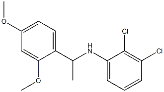 2,3-dichloro-N-[1-(2,4-dimethoxyphenyl)ethyl]aniline 结构式