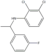 2,3-dichloro-N-[1-(3-fluorophenyl)ethyl]aniline 结构式