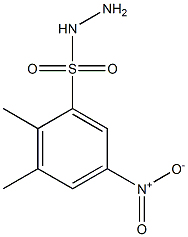 2,3-dimethyl-5-nitrobenzene-1-sulfonohydrazide 结构式