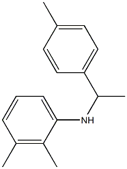 2,3-dimethyl-N-[1-(4-methylphenyl)ethyl]aniline 结构式